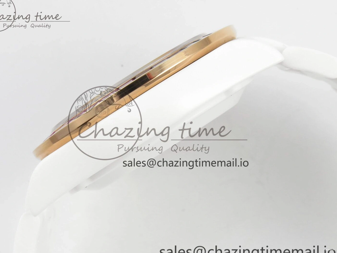 White SONIC Case Black Rainbow Daytona Bezel SA4130 Best and Rainbow Bracelet Dial Edition Ceramic 0113